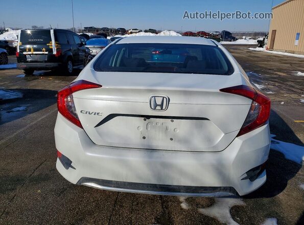2HGFC2F61MH554529 2021 HONDA CIVIC White Widok z tyłu