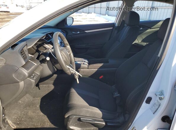 2HGFC2F61MH554529 2021 HONDA CIVIC White Widok wnętrza z przodu