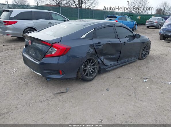 2HGFC2F62KH553581 2019 HONDA CIVIC Gray Հետևի աջ