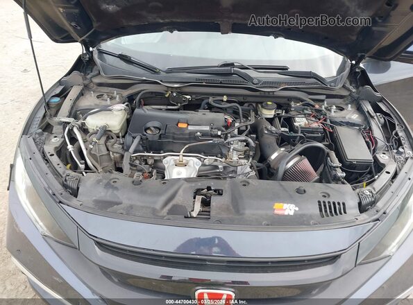 2HGFC2F62KH553581 2019 HONDA CIVIC Gray Հետևի տեսք