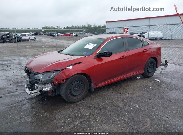 2HGFC2F62MH529283 2021 HONDA CIVIC Red Vista tres cuartos delantera izquierda