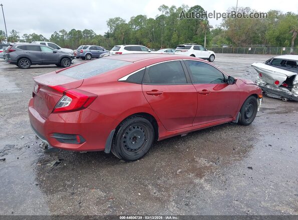 2HGFC2F62MH529283 2021 HONDA CIVIC Red Trasero derecho