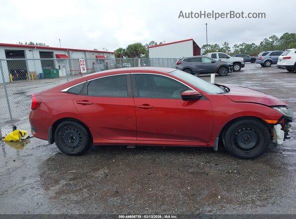2HGFC2F62MH529283 2021 HONDA CIVIC Red Vista interior trasera