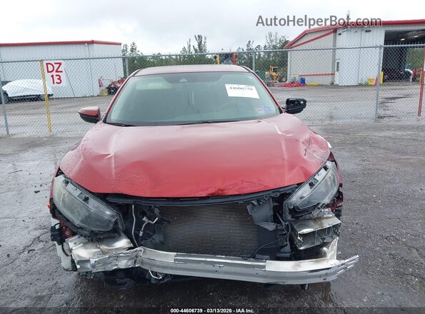 2HGFC2F62MH529283 2021 HONDA CIVIC Red Vista del cuadro de instrumentos