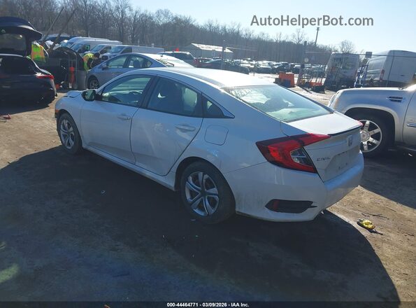 2HGFC2F63LH550223 2020 HONDA CIVIC White Rear left
