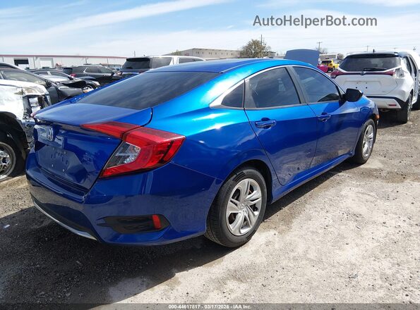2HGFC2F65KH574537 2019 HONDA CIVIC Blue Задня права чверть
