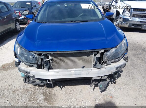 2HGFC2F65KH574537 2019 HONDA CIVIC Blue Вид задньої частини салону