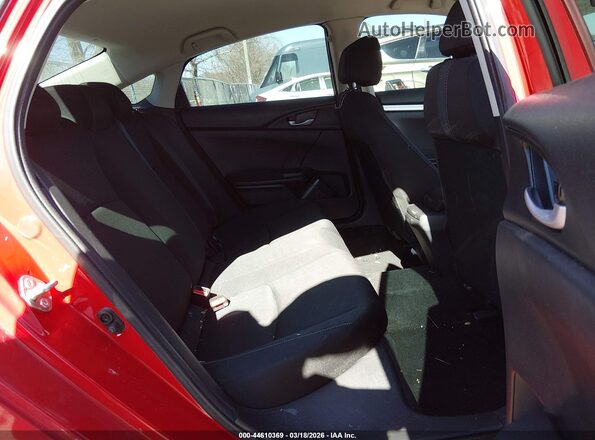2HGFC2F66KH592514 2019 HONDA CIVIC Red VIN კოდის სტიკერის ხედი