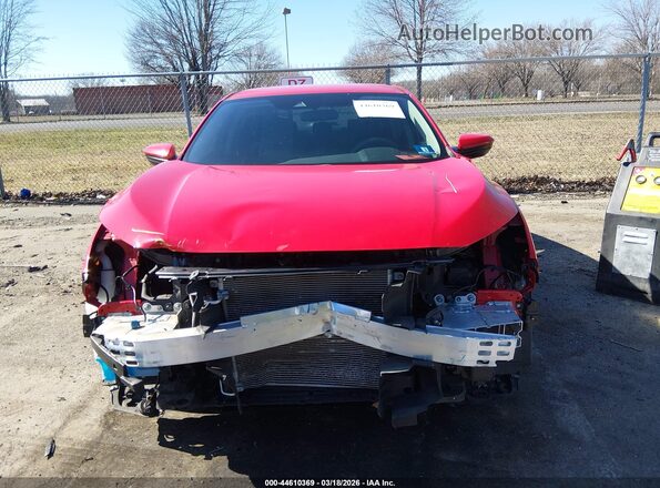 2HGFC2F66KH592514 2019 HONDA CIVIC Red ხელსაწყოთა პანელის ხედი