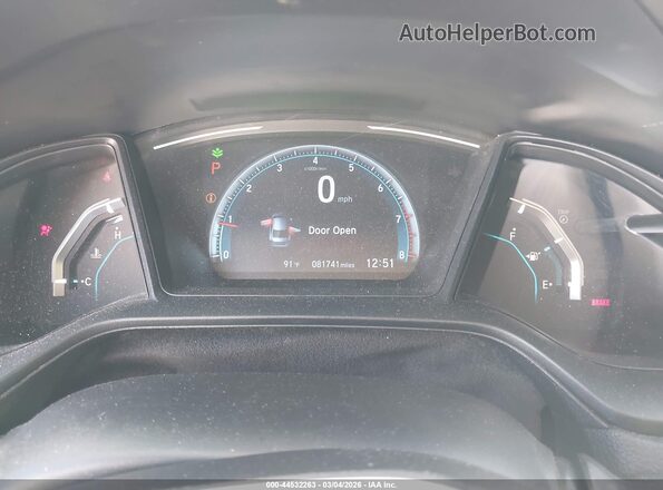 2HGFC2F66MH504516 2021 HONDA CIVIC Red Vista de los asientos traseros
