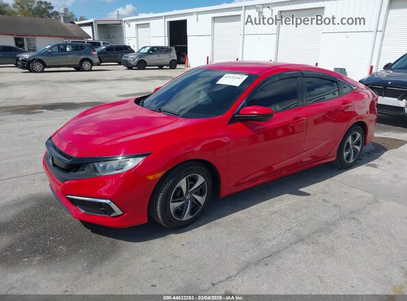 2HGFC2F66MH504516 2021 HONDA CIVIC Red Vista tres cuartos delantera izquierda