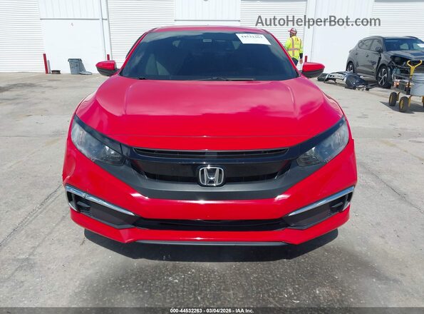 2HGFC2F66MH504516 2021 HONDA CIVIC Red Vista del cuadro de instrumentos