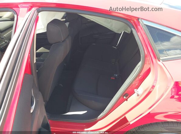 2HGFC2F66MH504516 2021 HONDA CIVIC Red Vista de la etiqueta del VIN