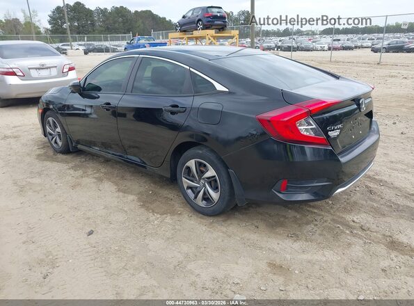 2HGFC2F66MH540013 2021 HONDA CIVIC Black Задня ліва чверть
