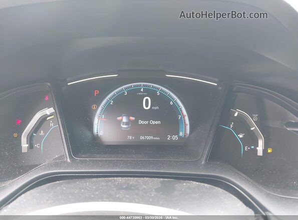 2HGFC2F66MH540013 2021 HONDA CIVIC Black Вид задніх сидінь
