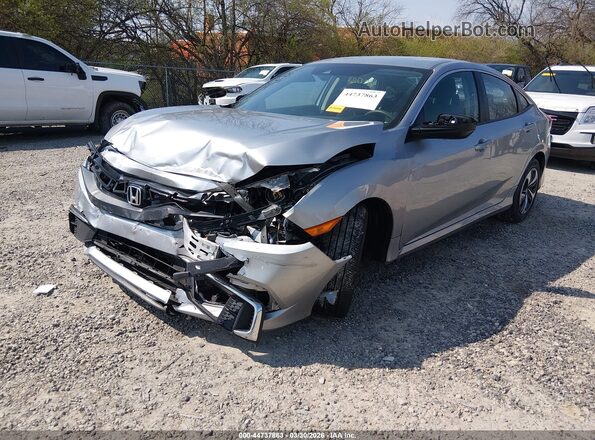 2HGFC2F67LH590109 2020 HONDA CIVIC Silver Vista tres cuartos delantera izquierda