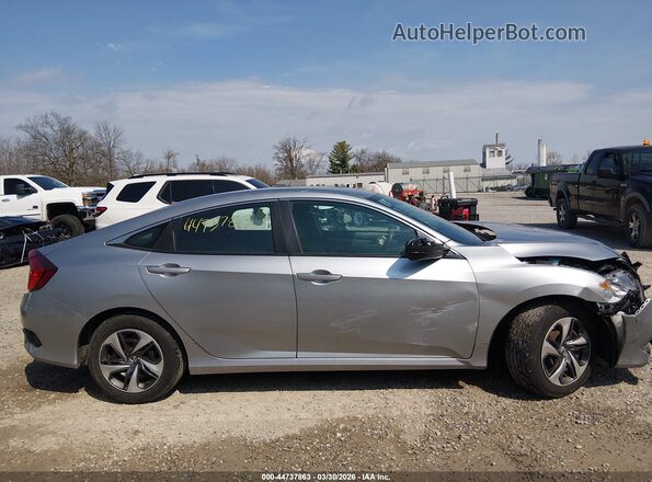 2HGFC2F67LH590109 2020 HONDA CIVIC Silver Vista interior trasera