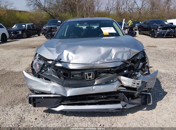 2HGFC2F67LH590109 2020 HONDA CIVIC Silver Vista del cuadro de instrumentos