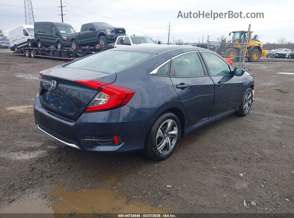 2HGFC2F68LH554557 2020 HONDA CIVIC Синий Задняя правая четверть