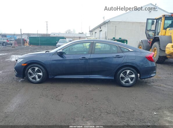 2HGFC2F68LH554557 2020 HONDA CIVIC Синий Панорамный вид салона 360°