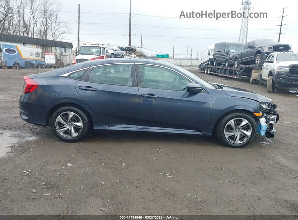 2HGFC2F68LH554557 2020 HONDA CIVIC Синий Вид задней части салона