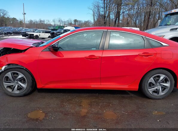2HGFC2F68MH509510 2021 HONDA CIVIC Red Панорамний вид салону 360°