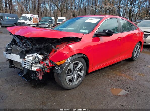 2HGFC2F68MH509510 2021 HONDA CIVIC Red Передня ліва чверть