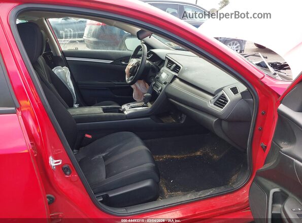 2HGFC2F68MH509510 2021 HONDA CIVIC Red Вид салону спереду