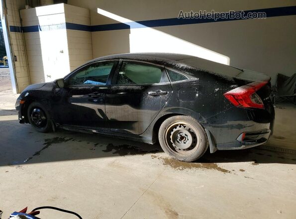 2HGFC2F68MH544435 2021 HONDA CIVIC Black Հետևի ձախ