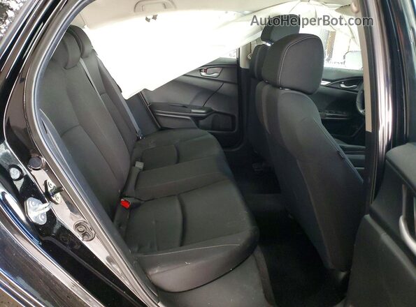2HGFC2F68MH544435 2021 HONDA CIVIC Black Հետևի նստատեղերի տեսք