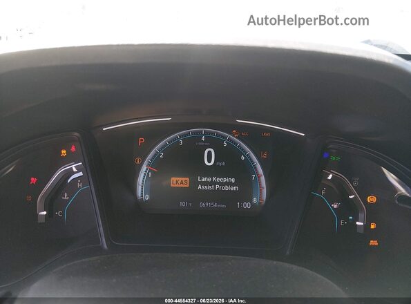 2HGFC2F6XKH525561 2019 HONDA CIVIC Black Вид задніх сидінь