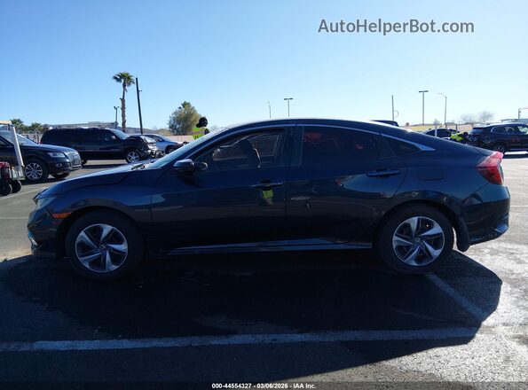 2HGFC2F6XKH525561 2019 HONDA CIVIC Black Панорамний вид салону 360°