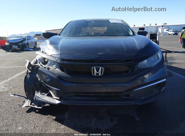 2HGFC2F6XKH525561 2019 HONDA CIVIC Black Вид щитка приладів