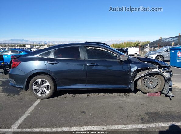 2HGFC2F6XKH525561 2019 HONDA CIVIC Black Вид задньої частини салону