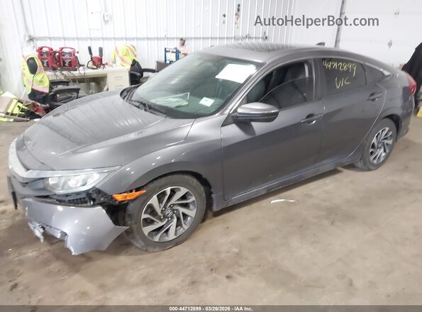 2HGFC2F73JH578285 2018 HONDA CIVIC Gray Przód lewy