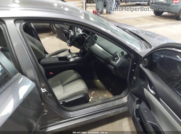 2HGFC2F73JH578285 2018 HONDA CIVIC Gray Widok wnętrza z przodu
