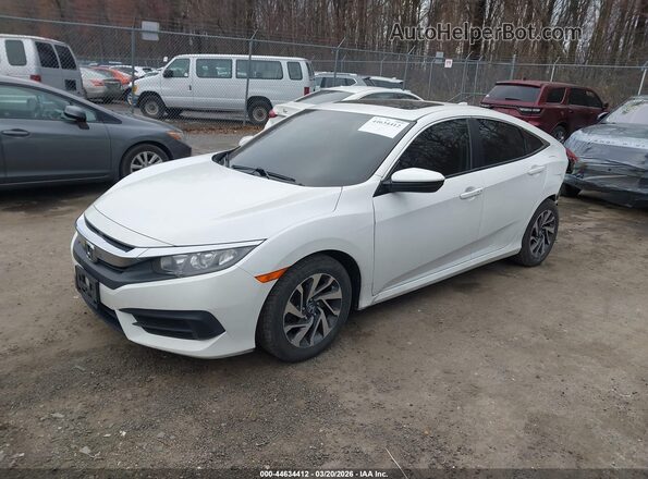 2HGFC2F74JH528219 2018 HONDA CIVIC White წინა მარცხენა ხედი სამი მეოთხედიდან