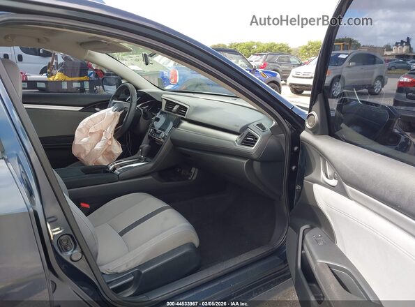 2HGFC2F77HH500523 2017 HONDA CIVIC Gray Вид салону спереду