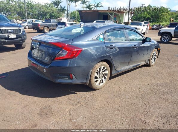 2HGFC2F78HH521056 2017 HONDA CIVIC Синий Задняя правая четверть