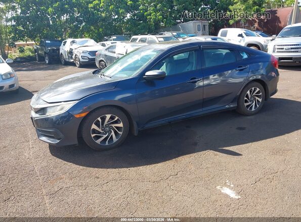 2HGFC2F78HH521056 2017 HONDA CIVIC Синий Передняя левая четверть