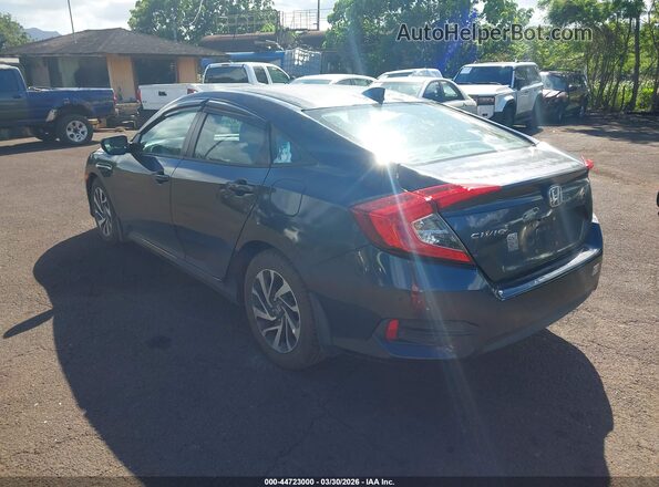 2HGFC2F78HH521056 2017 HONDA CIVIC Синий Задняя левая четверть