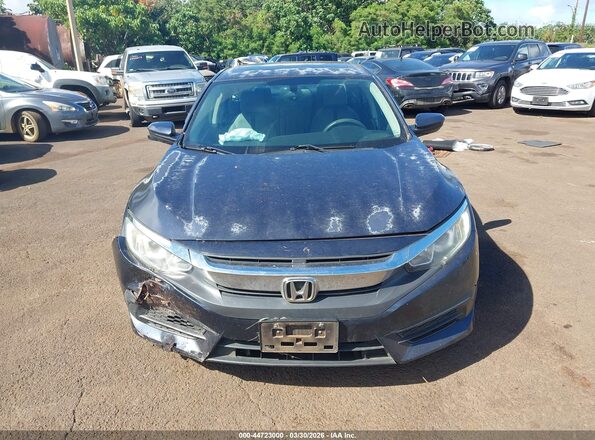 2HGFC2F78HH521056 2017 HONDA CIVIC Синий Вид щитка приборов