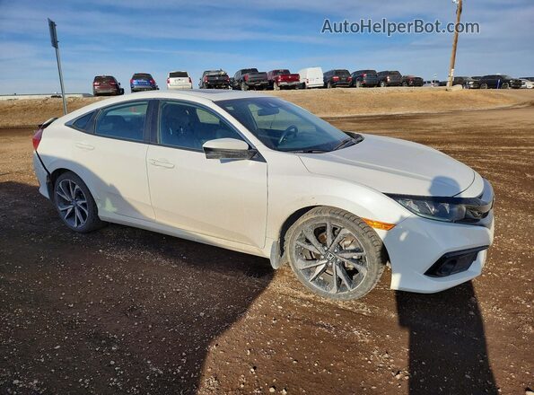 2HGFC2F80KH017410 2019 HONDA CIVIC White 