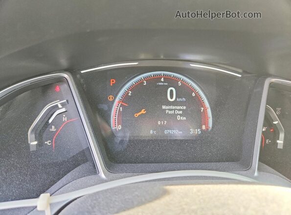 2HGFC2F80KH017410 2019 HONDA CIVIC White 