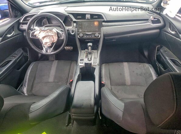 2HGFC2F80MH518607 2021 HONDA CIVIC Blue Vista del salpicadero