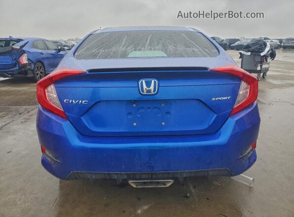 2HGFC2F80MH518607 2021 HONDA CIVIC Blue Vista trasera