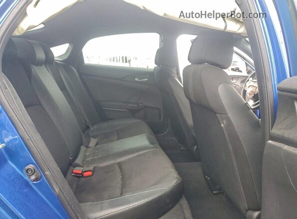 2HGFC2F80MH518607 2021 HONDA CIVIC Blue Vista de los asientos traseros
