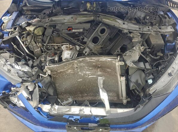 2HGFC2F80MH518607 2021 HONDA CIVIC Blue Vista interior trasera