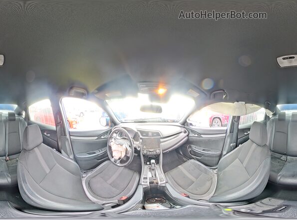 2HGFC2F80MH518607 2021 HONDA CIVIC Blue Vista de la etiqueta del VIN