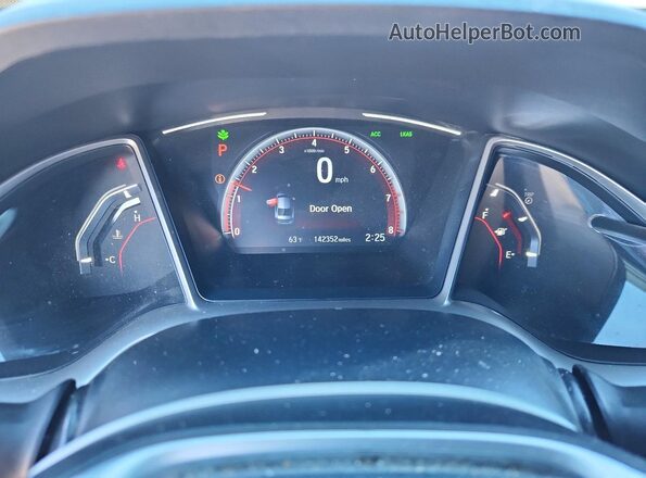2HGFC2F81KH582782 2019 HONDA CIVIC Black 